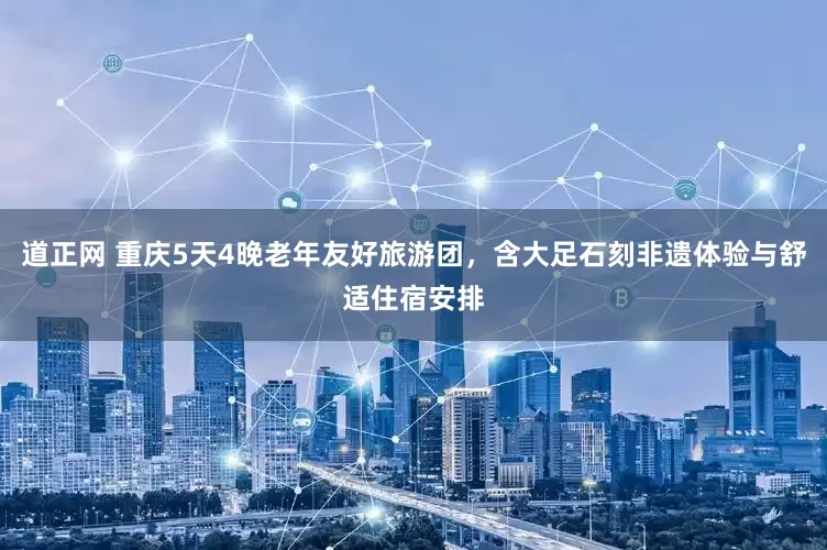 道正网 重庆5天4晚老年友好旅游团，含大足石刻非遗体验与舒适住宿安排