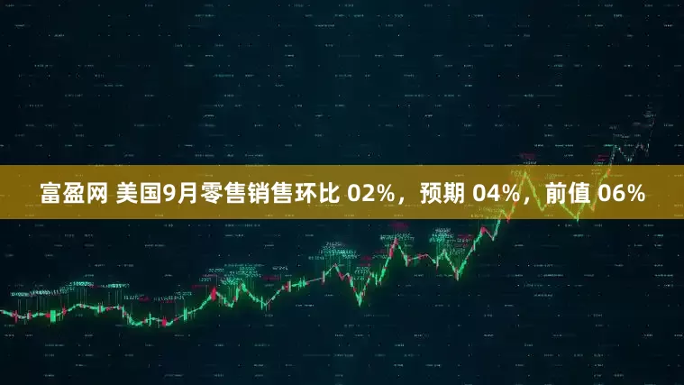 富盈网 美国9月零售销售环比 02%，预期 04%，前值 06%